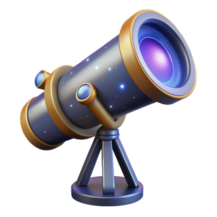 a telescope on top of a tripod