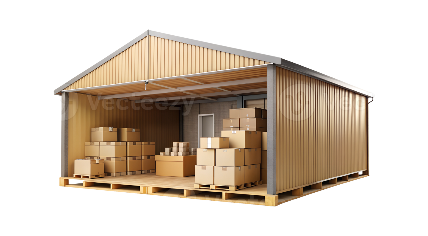 a house with cardboard boxes on the floor