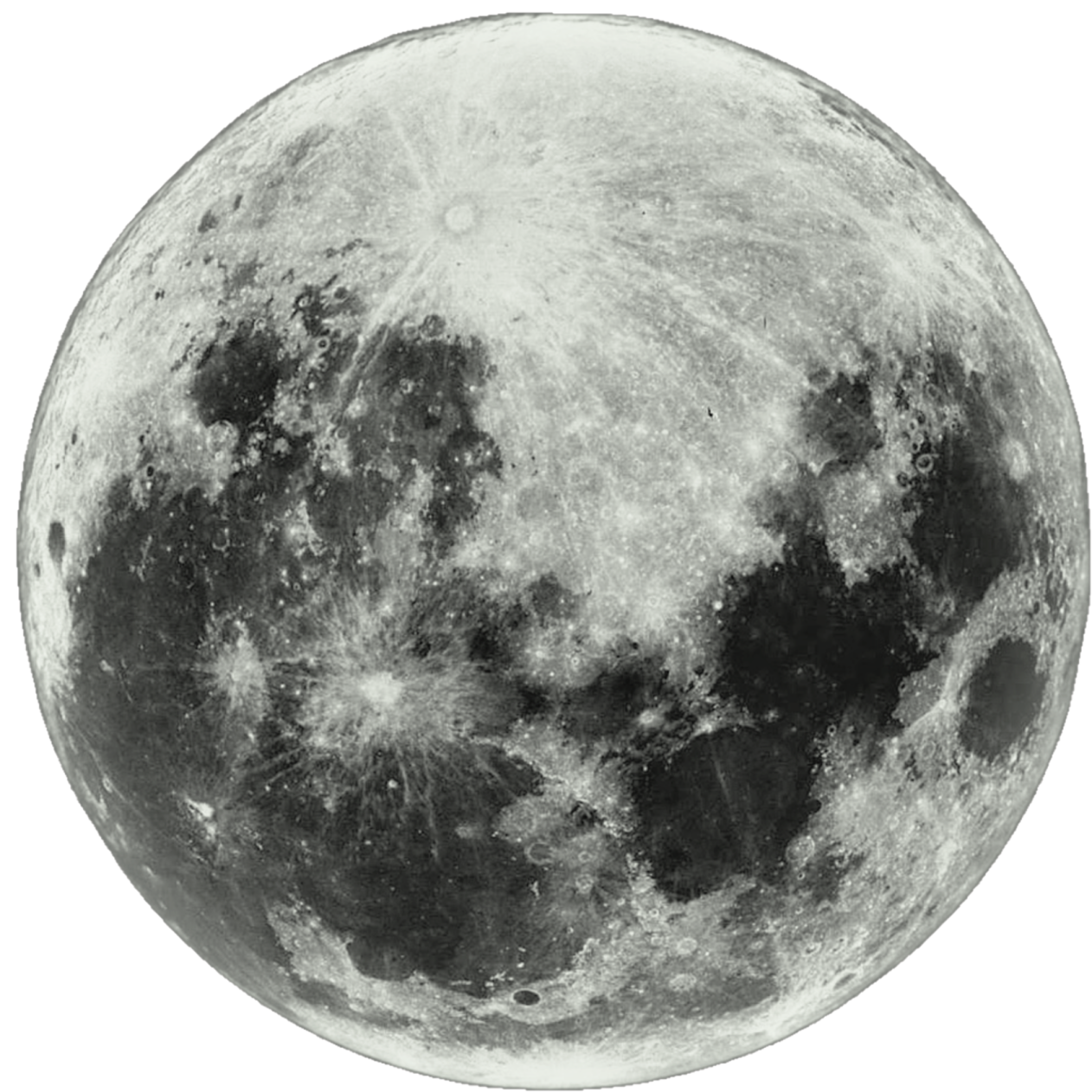 an image of the moon in black and white