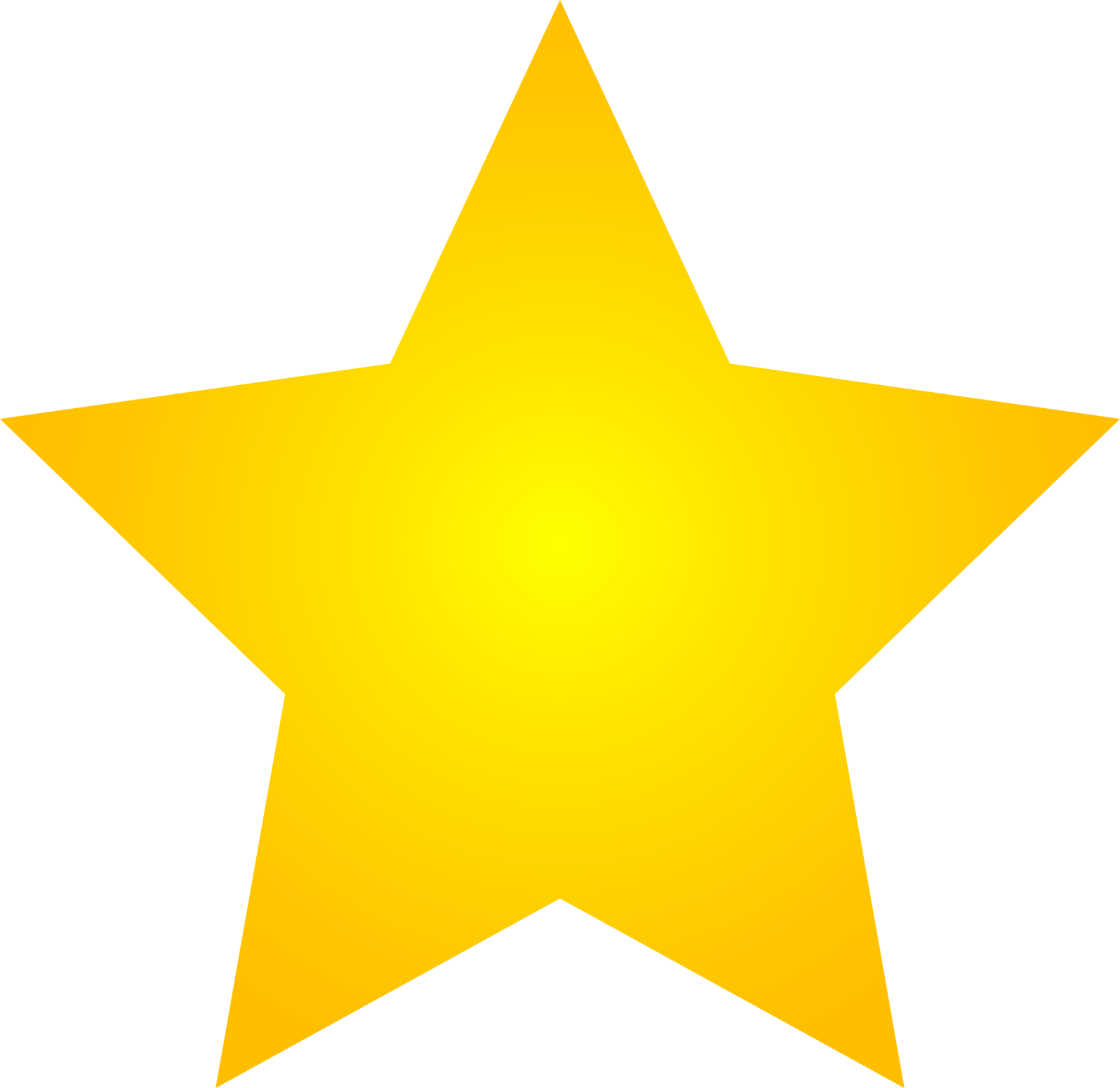 a yellow star