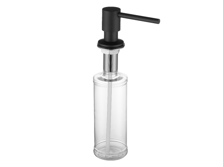 a soap dispenser on a white background