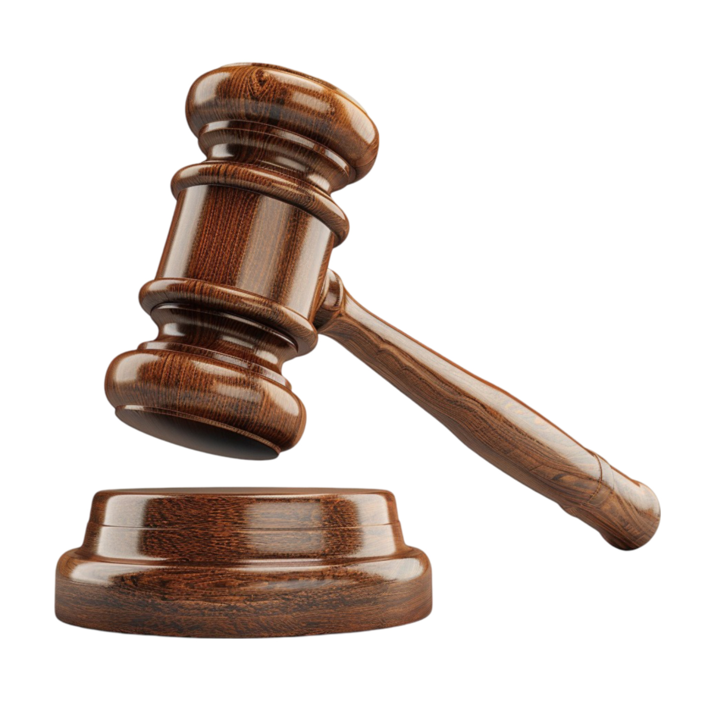 a wooden gaven on a white background