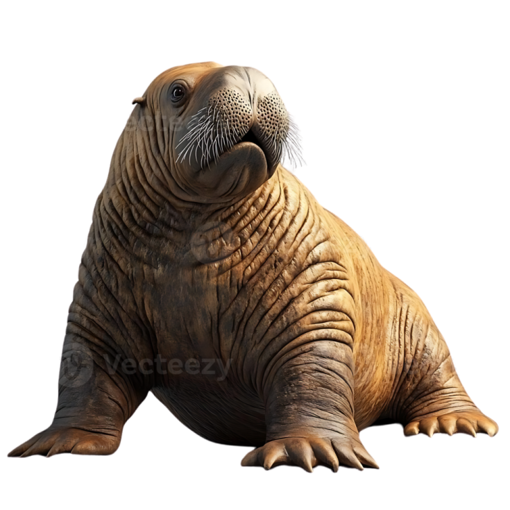 a waly seal on a white background