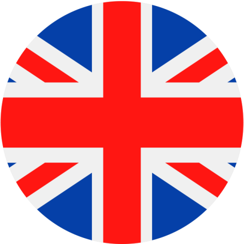 the british flag in a circle