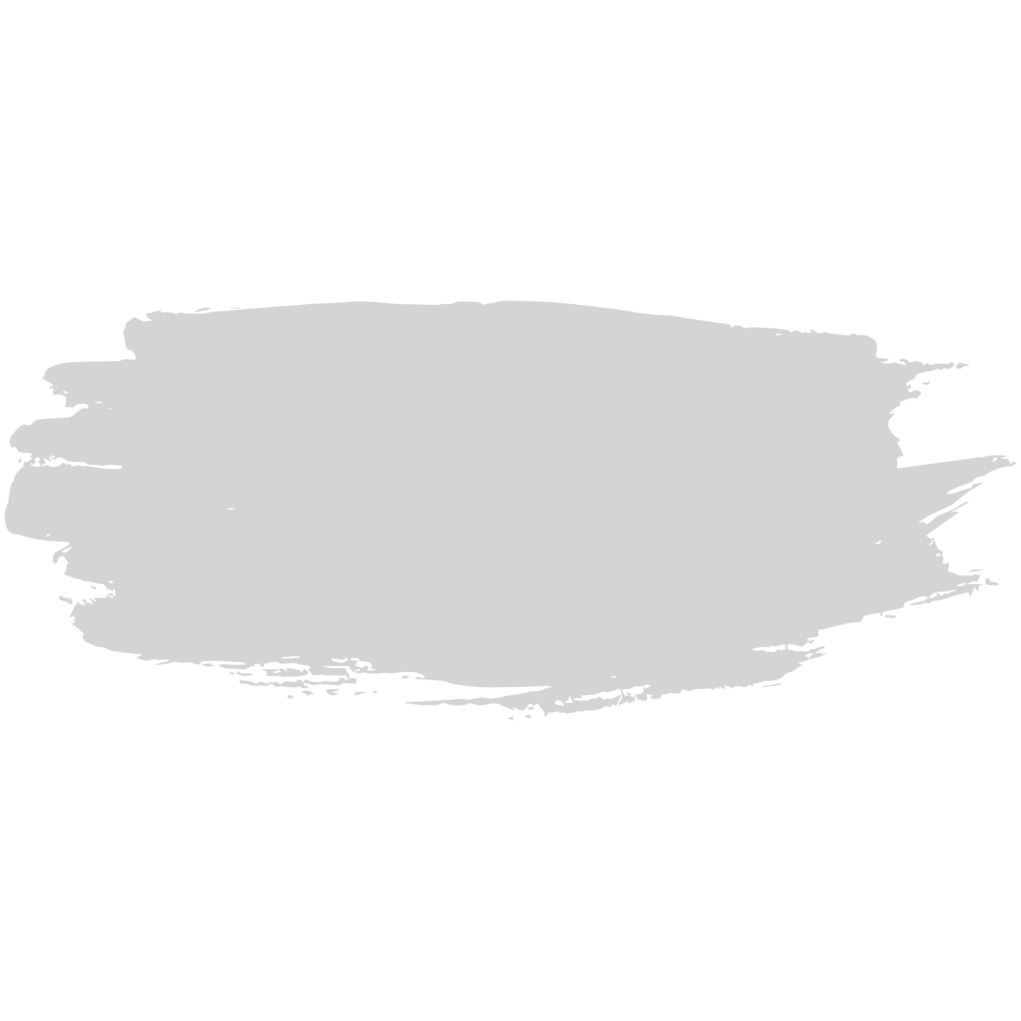 a gray paint stroke on a white background
