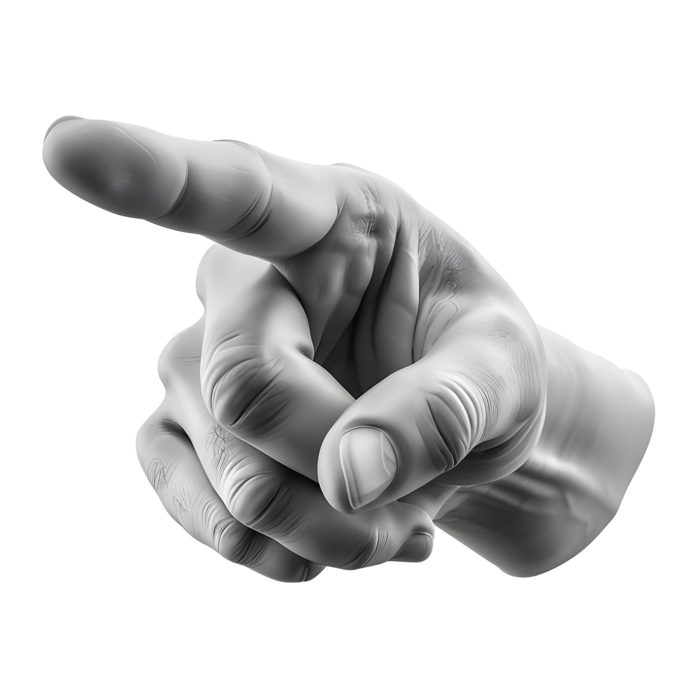 a person's hand pointing towards the camera