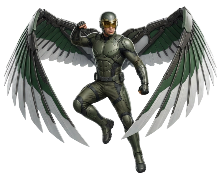 a man dressed as an angel with wings