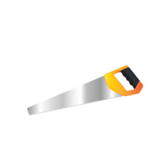 the logo of a chainsaw
