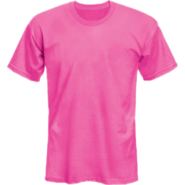 a pink t shirt on a white background