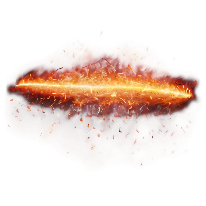 a close up of a fire on a white background