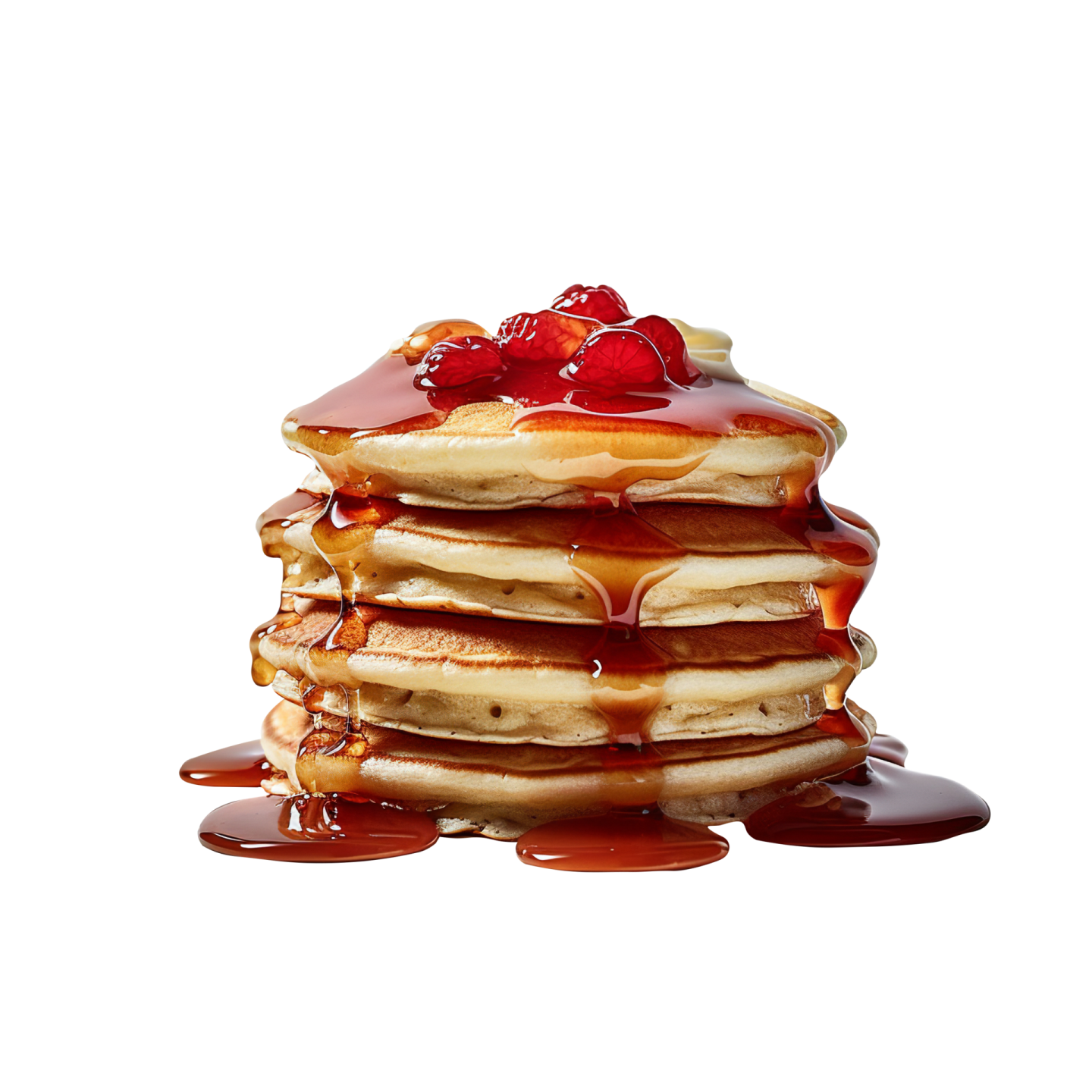 a stack of pancakes