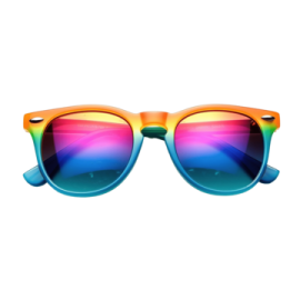 a pair of sunglasses on a white background