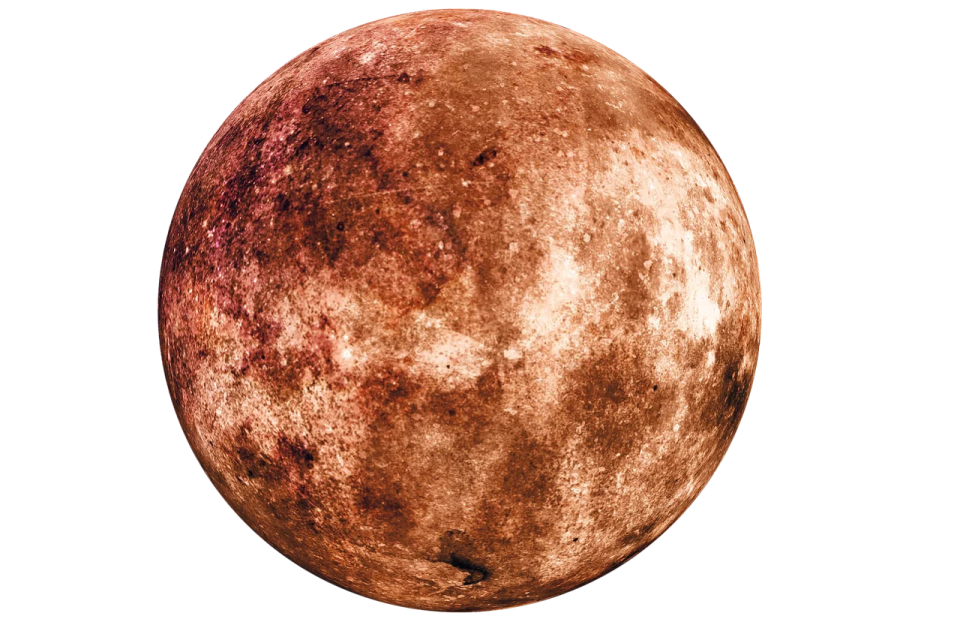 an image of the moon on a white background