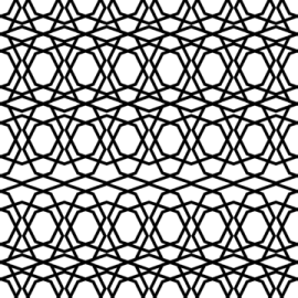 a black and white geometric pattern