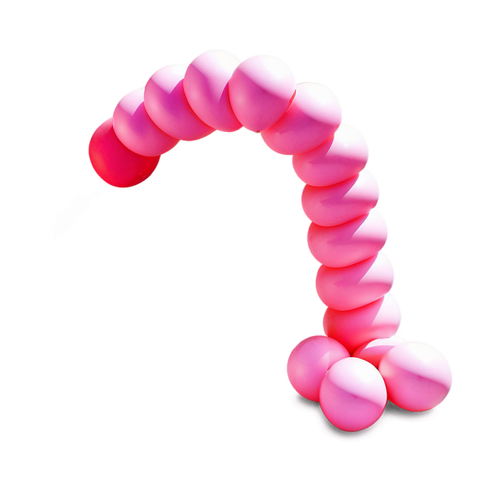 a pink and white heart shaped candy