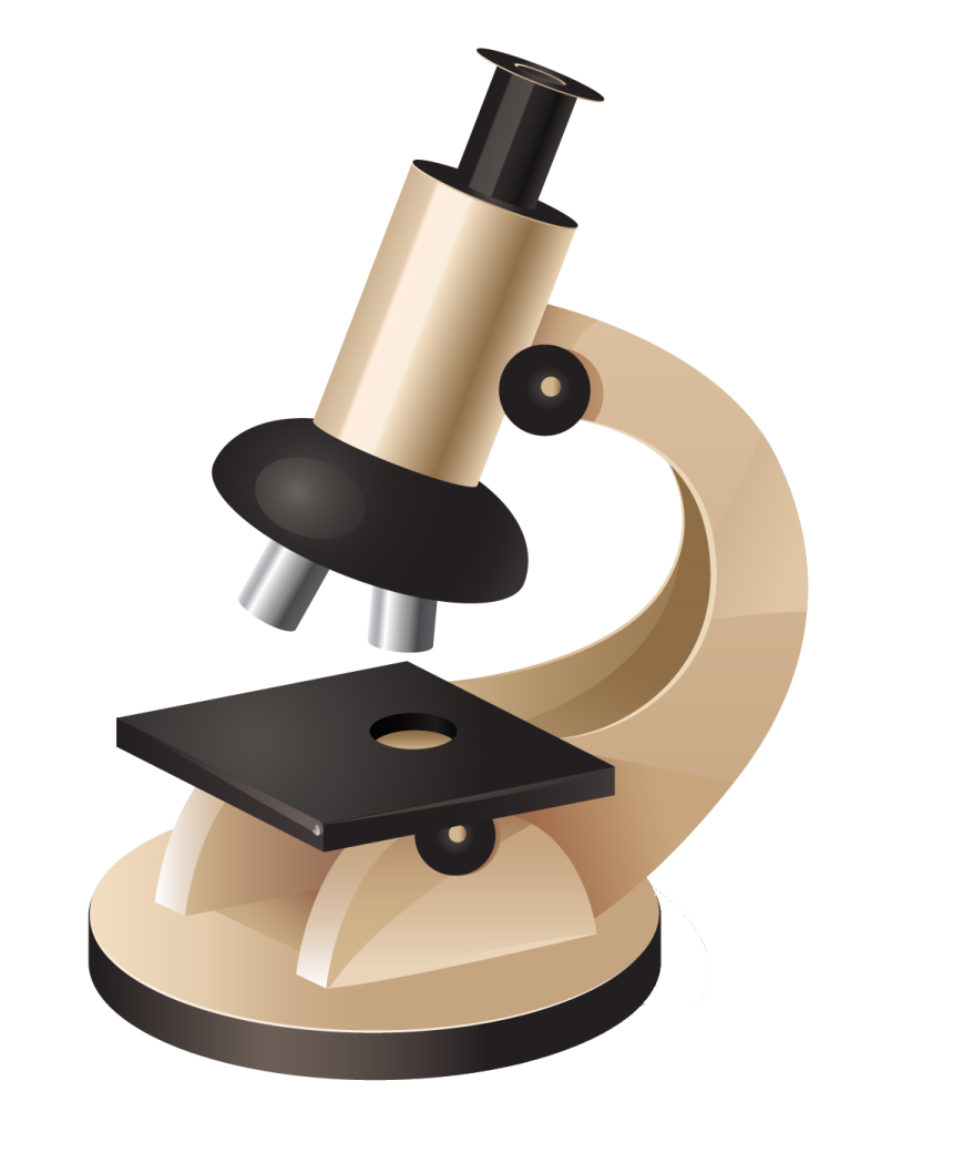a microscope on a white background