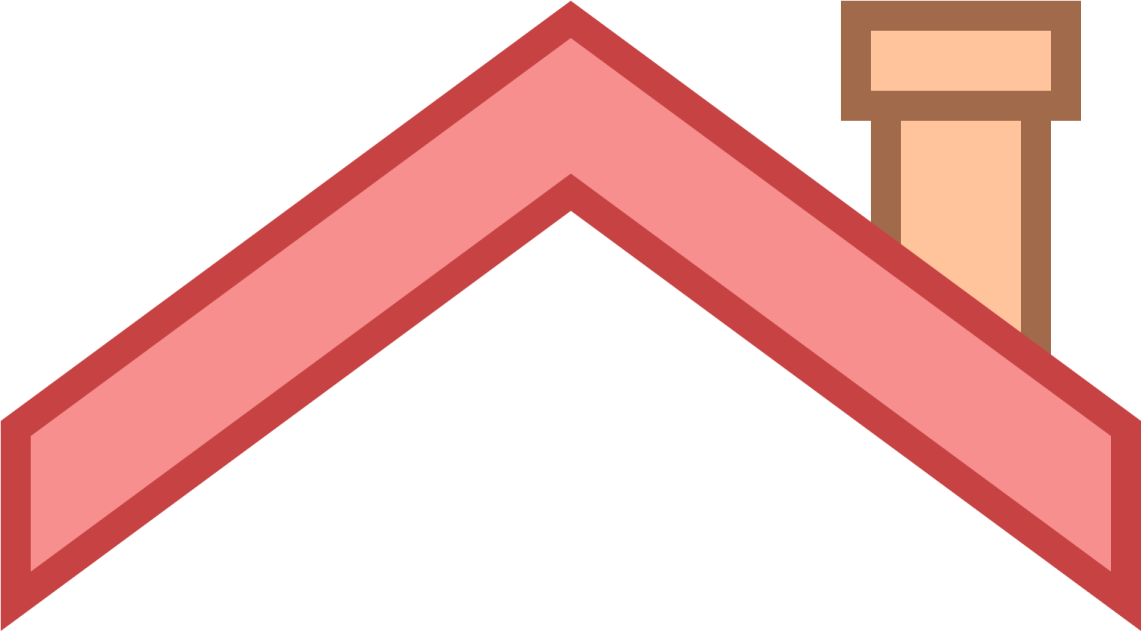an icon of a house with a chimney