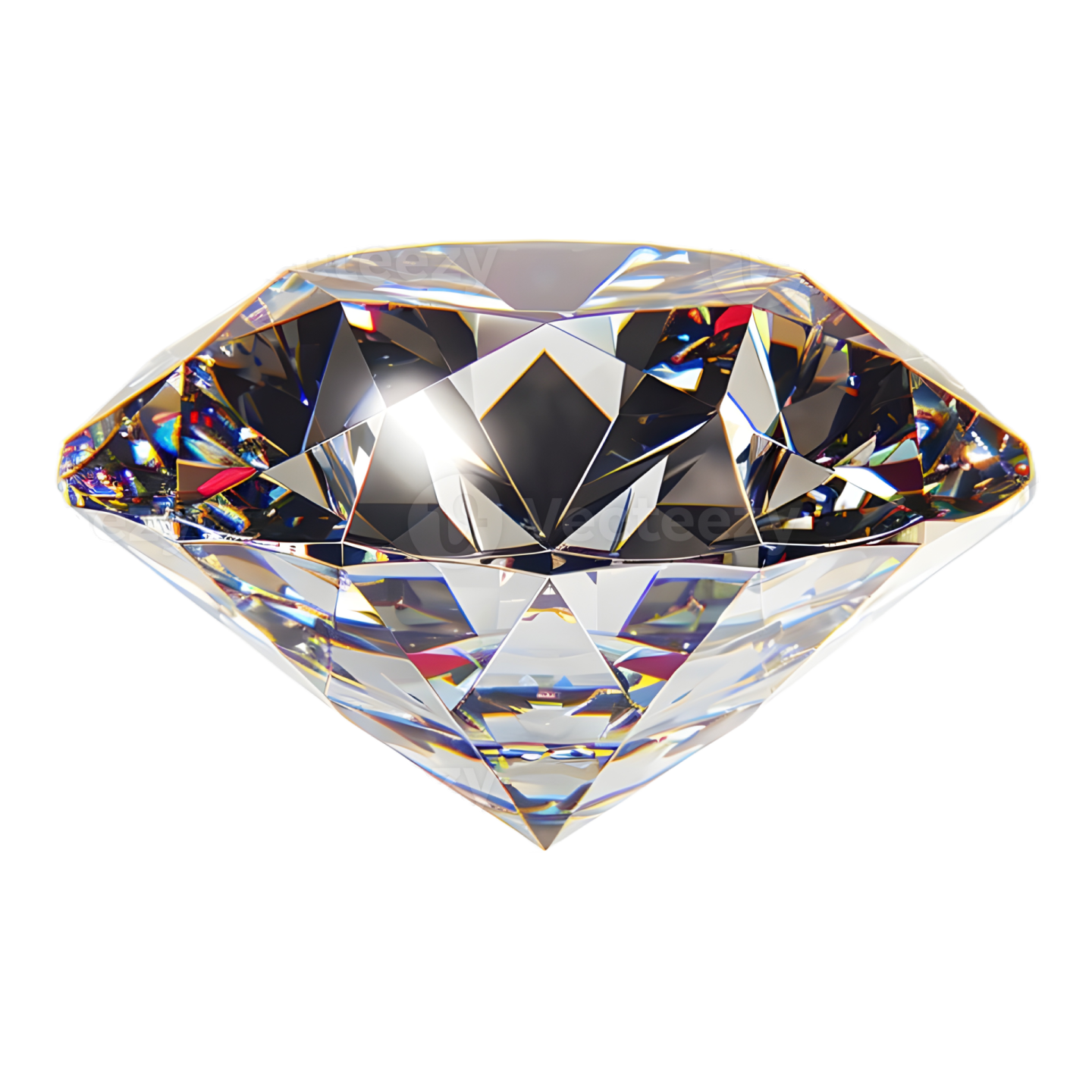 a diamond on a white background