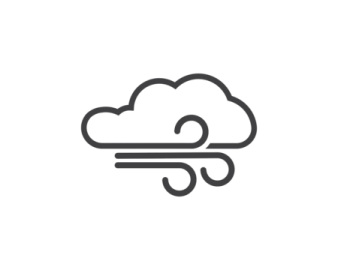 a black and white icon of a cloud