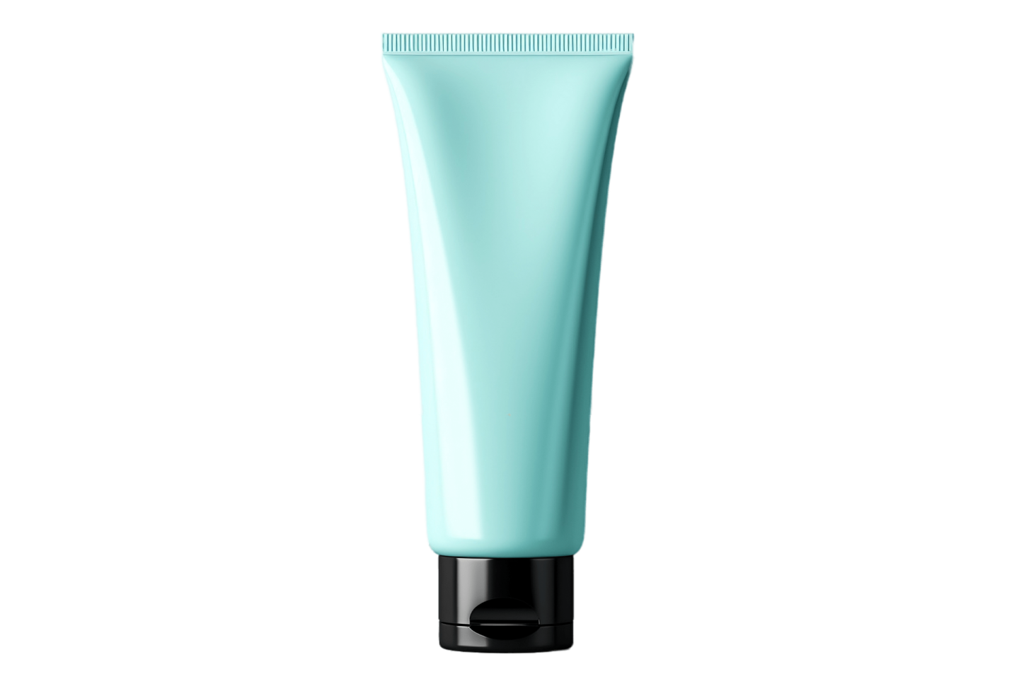 a tube of cream on a white background