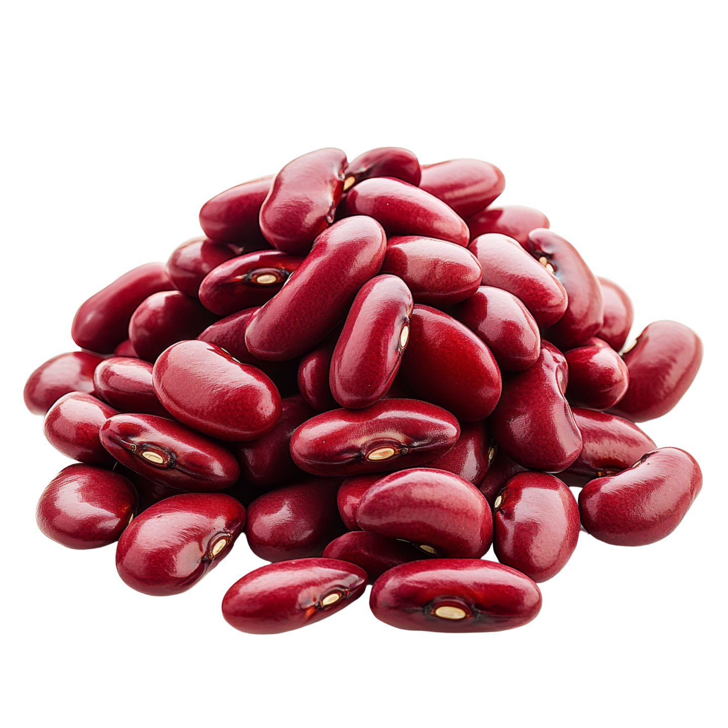 a pile of red beans