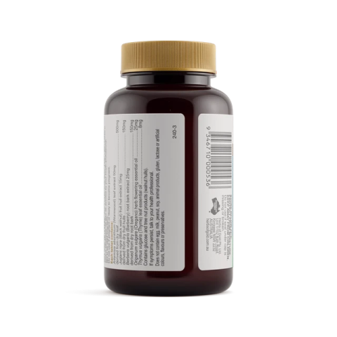 the back of a bottle of vitamin supplement