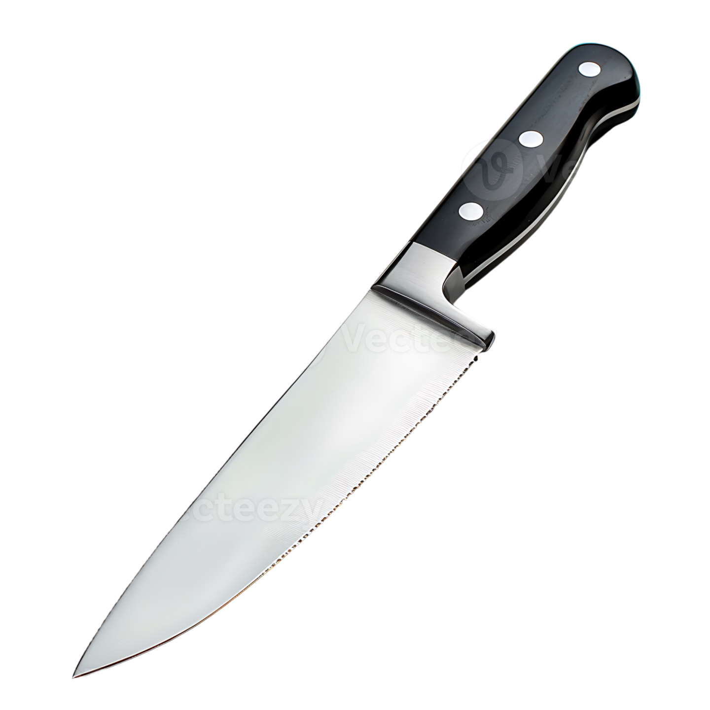 a knife on a white background
