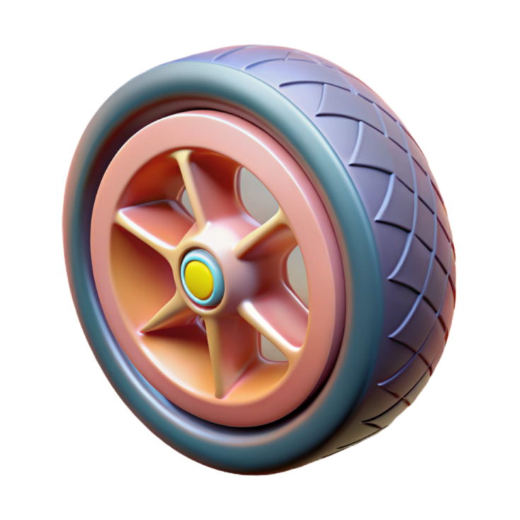 an image of a toy car wheel