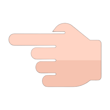 a hand pointing at the viewer