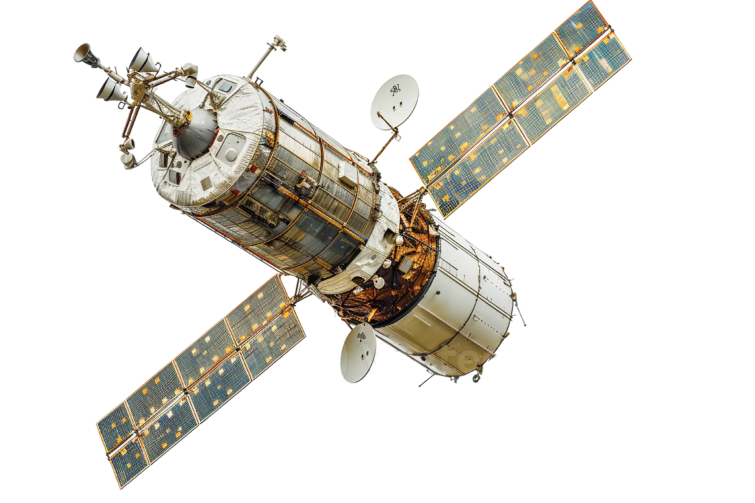 an image of the hub spacecraft