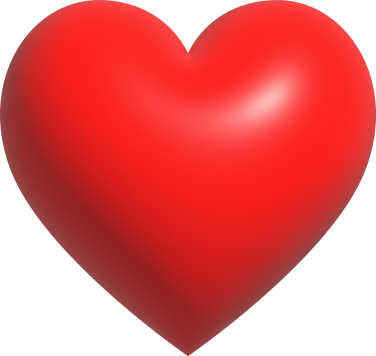 a red heart