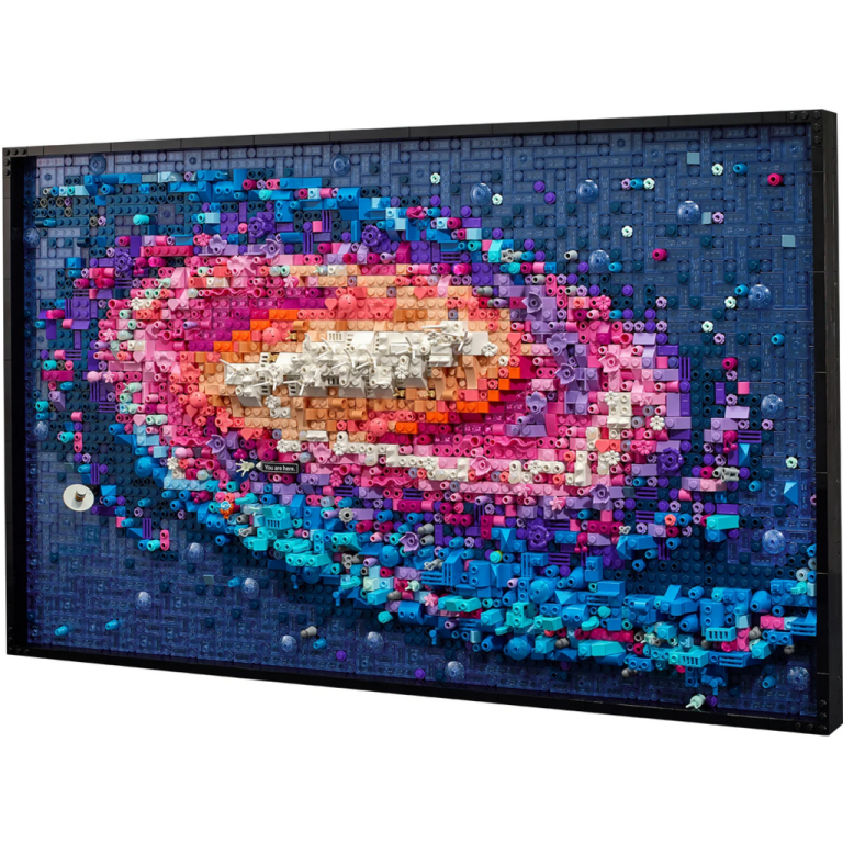 a large piece of art made out of legos