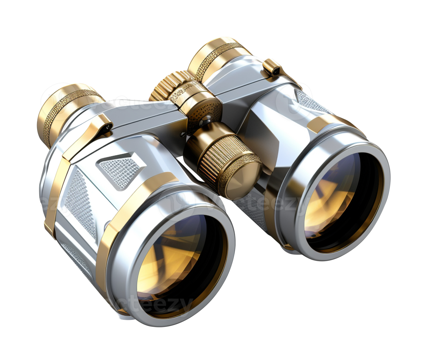 a pair of binoculars on a white background