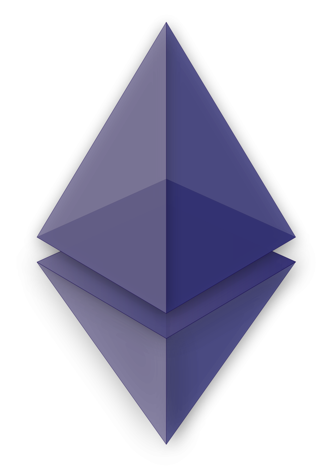 an image of a blue pyramid