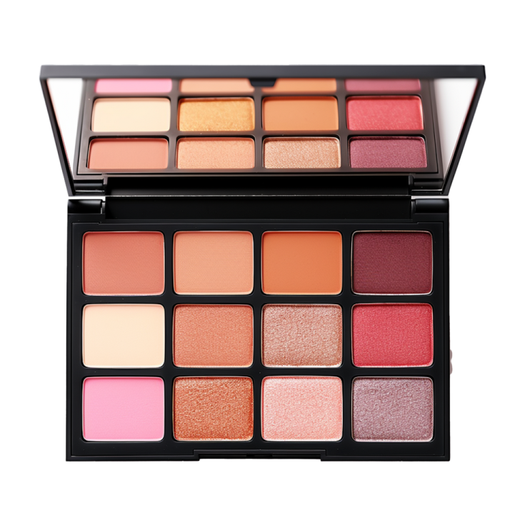 a close up of the sleek blush palette