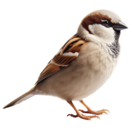 a small bird standing on a white surface