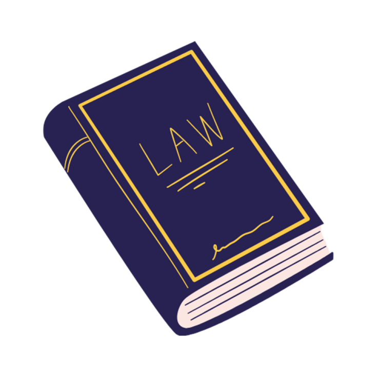 a book with the word law on it