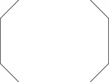 a hexagonal pentagon with four sides