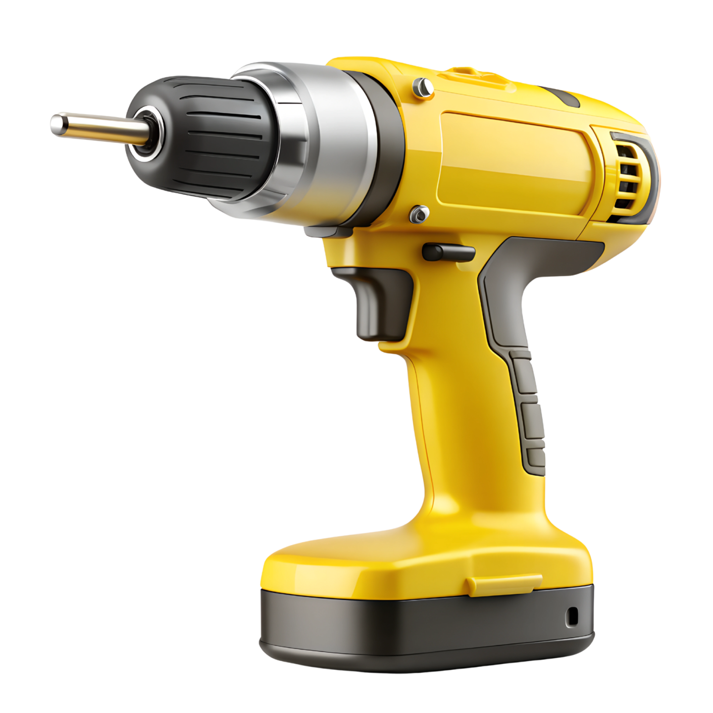 a driller on a white background