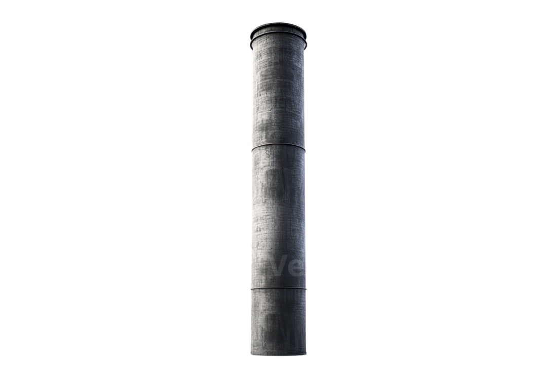a black and white photo of a tall pole