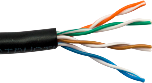 a close up view of an ethernet cable