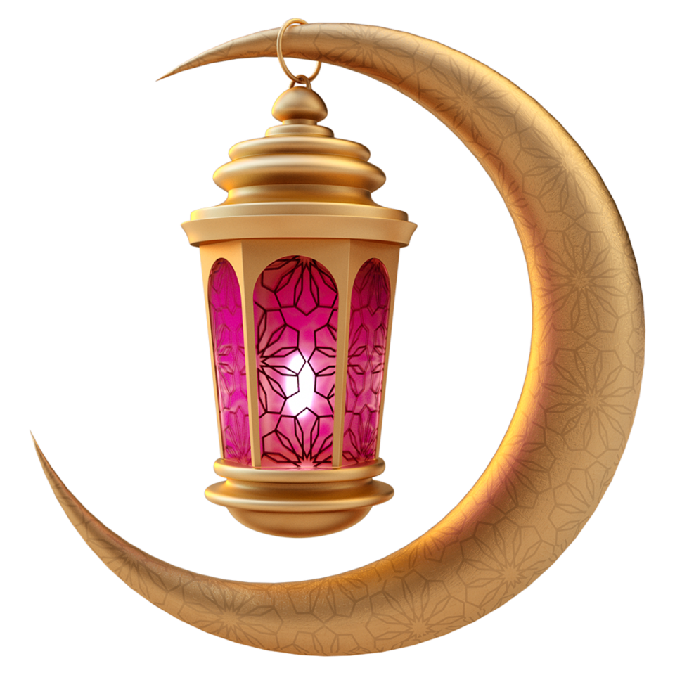 the moon is behind the lantern