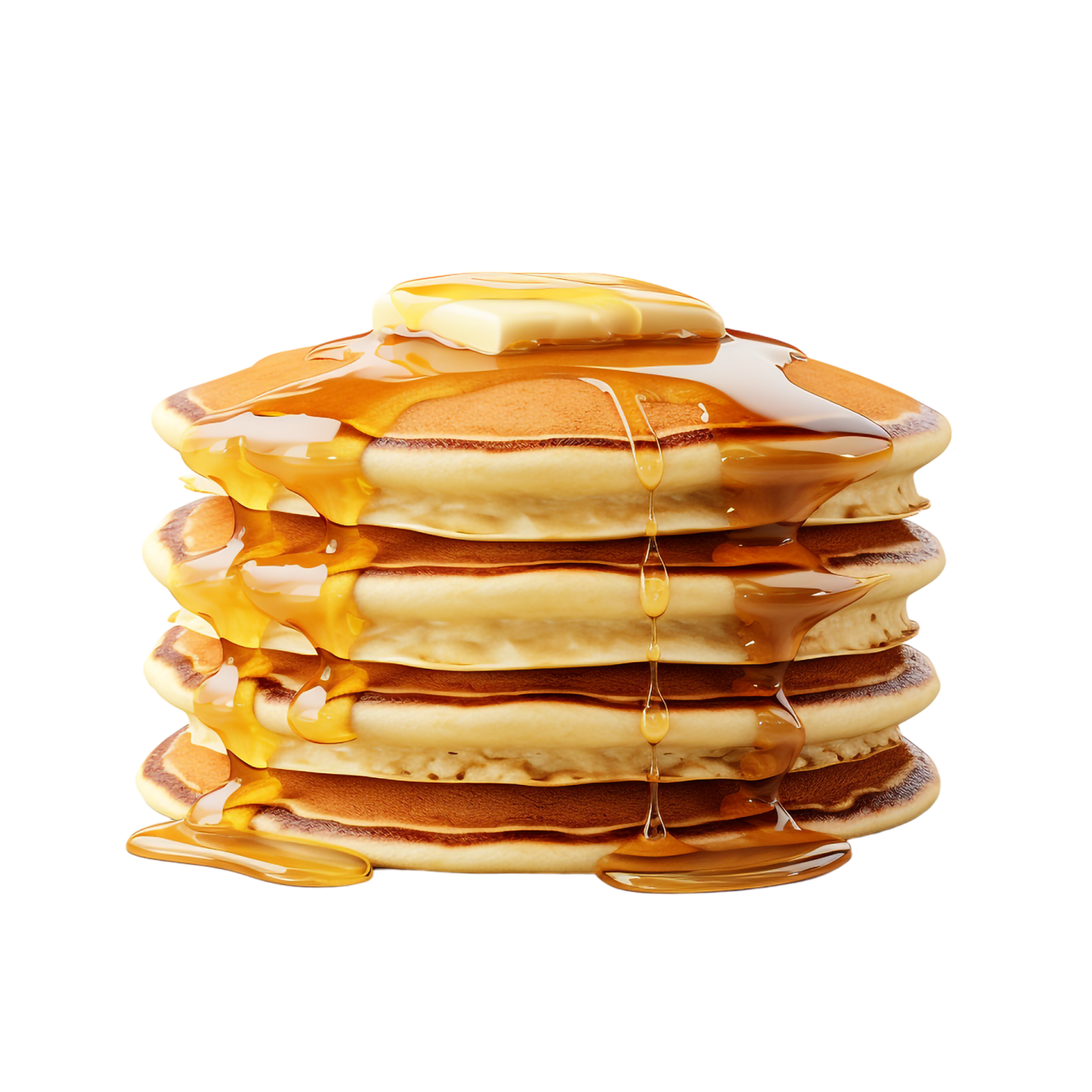 a stack of pancakes