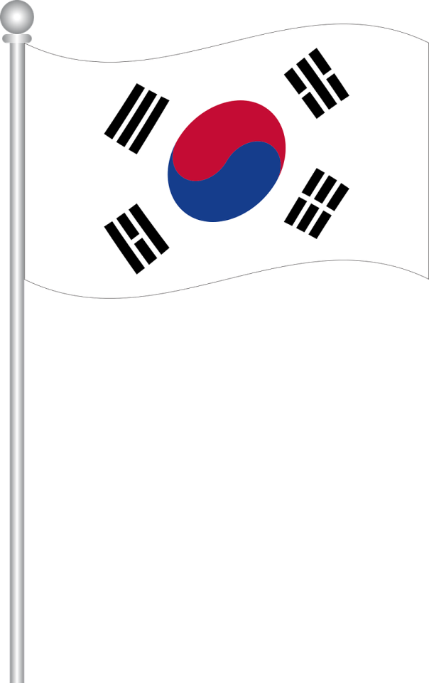 the flag of south korea