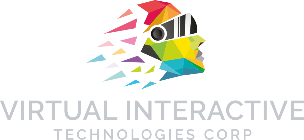 the logo for virtual interactive technologies