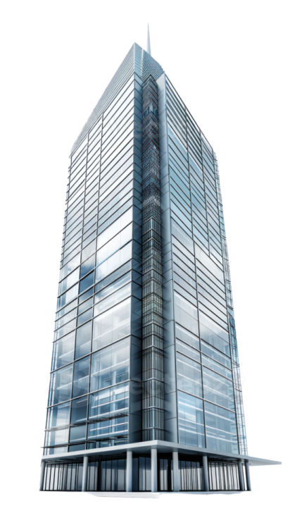 a 3d rendering of a modern office building