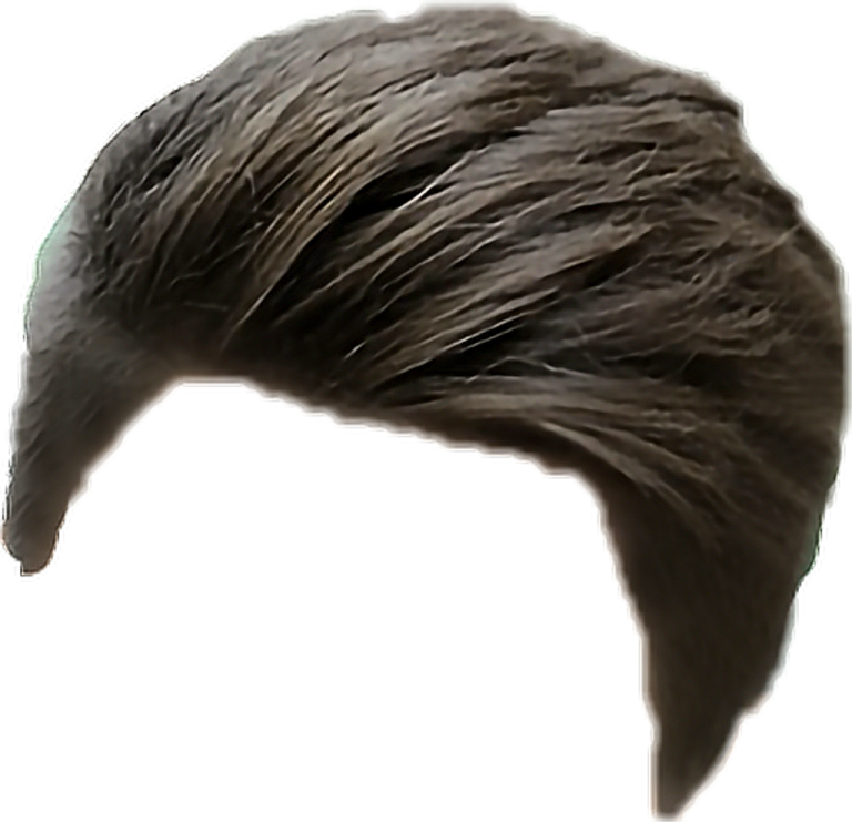 a close up of a man's hair