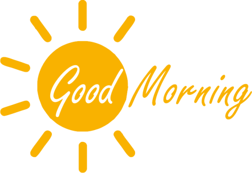 the logo for god morning