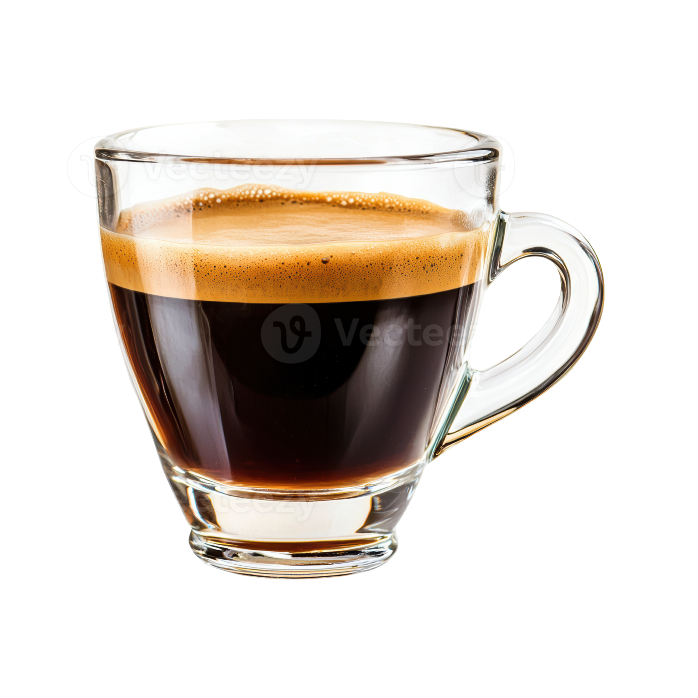 a cup of coffee on a white background