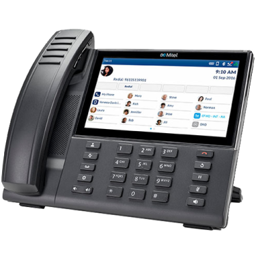 an image of a black ip phone